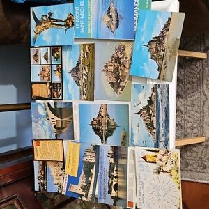 Vintage Postcard Collection - Mont Saint-Michel, Avignon